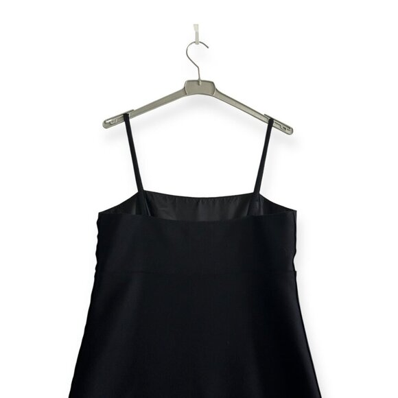 Prada Archival F/W 2005 Runway Opening Look Black Wool Lace Midi Dress IT46 - Picture 13 of 16